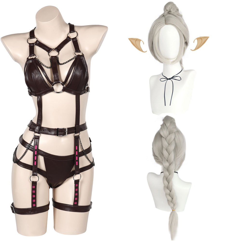 BG3 Shadowheart Sexy Lingerie Halloween Party Carnival Cosplay Costume BG3 Shadowheart Sexy Lingerie Halloween Party Carnival Cosplay Costume
