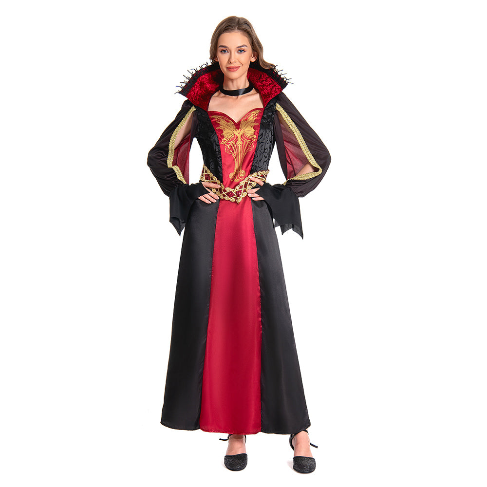 vampire dress for women HalloweenCostumes.com Small/Medium Classic Costume Women Woman Vampire Costume Women Halloween Horror Cosplay Witch