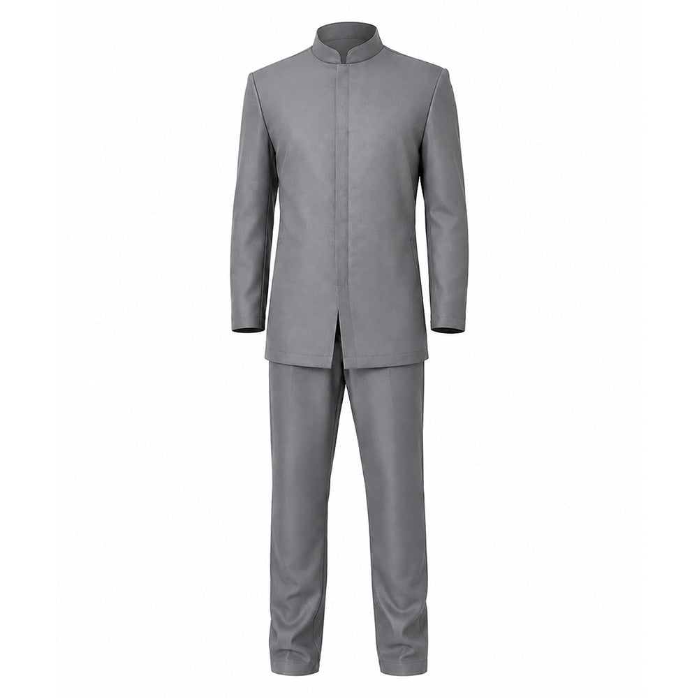 austin powers black and white dress Cosplay Costume Dr. Evil Suit Set Gray Men Halloween Car Fembot costume Alyssa | A Line feature:applique-lace Color:River Discover the charm of