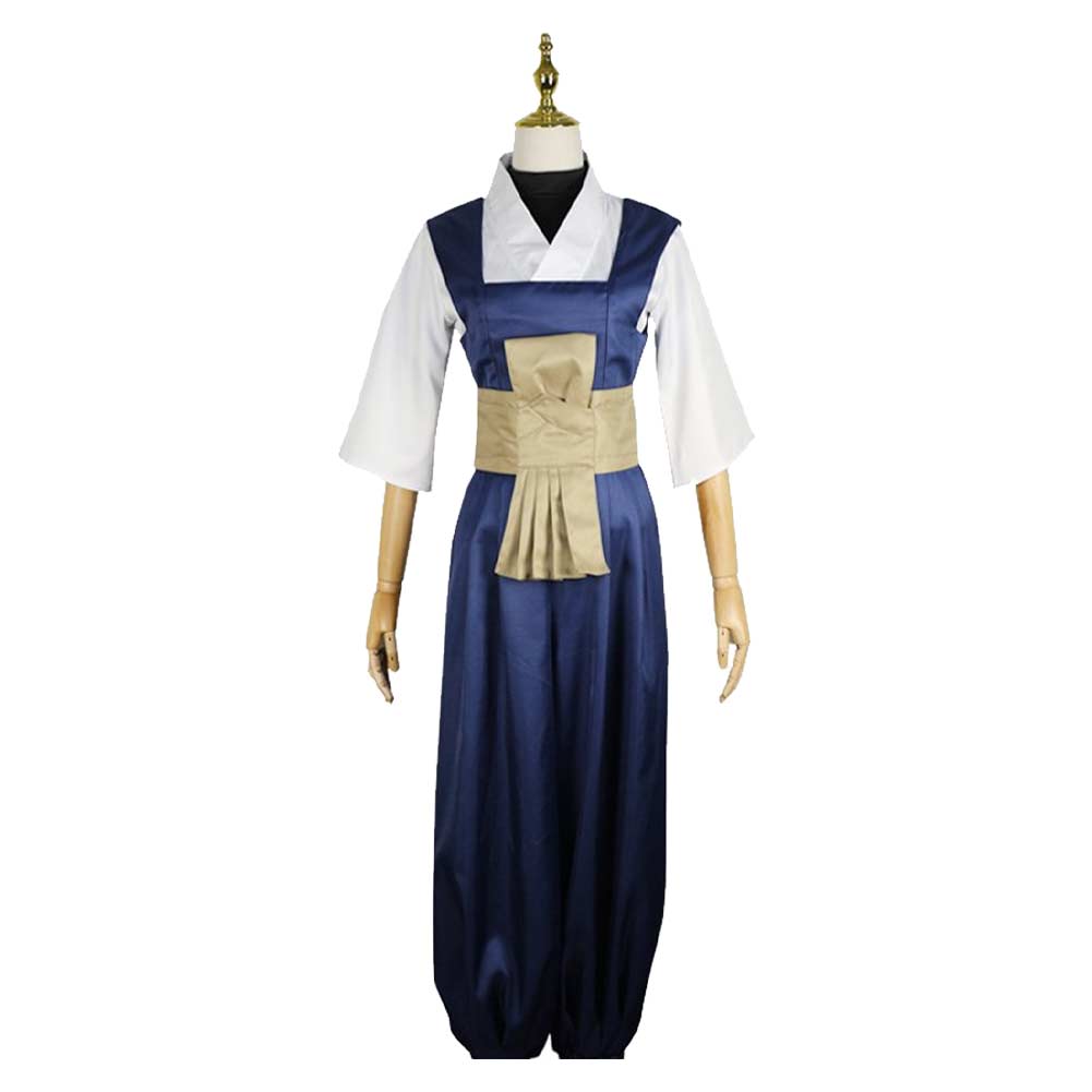 Cosplay Costume Hyo Gachiakuta Fullset Blue Women Halloween Carnival Party  Outfits