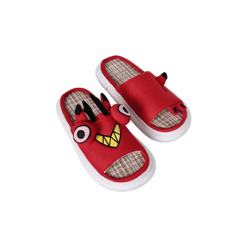Hazbin Hotel TV Alastor Red Cosplay Slippers Shoes Halloween Costumes Accessory