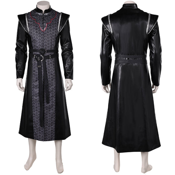 House of the Dragon TV Daemon Targaryen Black Outfit Party Carnival Halloween Cosplay Costume