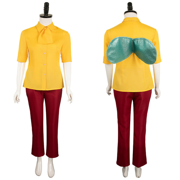 The Fairly OddParents 2024 TV Wanda Women Yellow Outfit Party Carnival Halloween Cosplay Costume