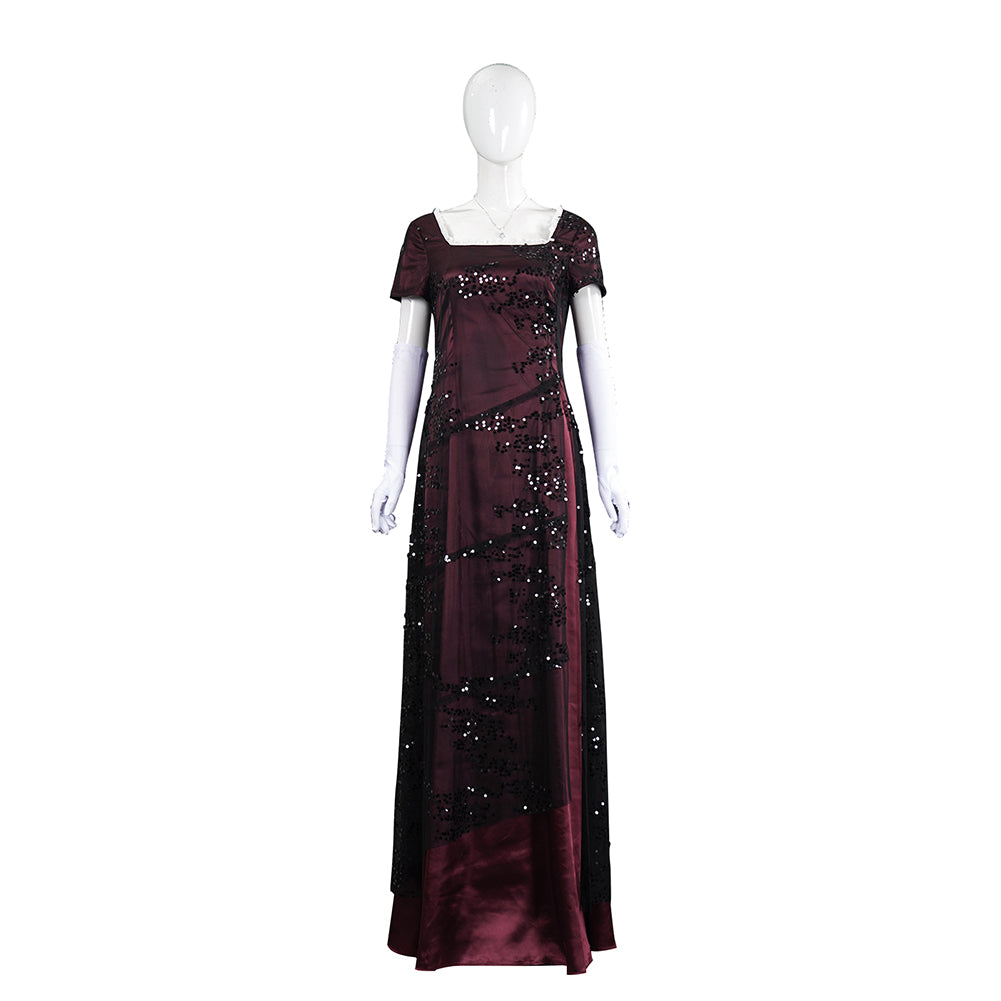 white christmas dresses Titanic Rose DeWitt Bukater Women Red Dress Carnival Halloween Cosplay  Costume