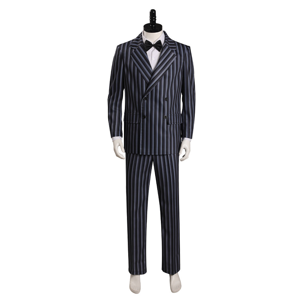 The Addams Family Gomez Addams Cosplay Costume Outfits Halloween Carnival Suit The Addams Family Gomez Addams Cosplay Costume Outfits Halloween Carnival Suit