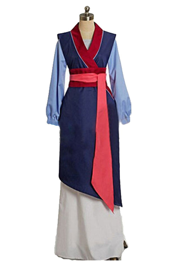 Movie Mulan Hua Mulan Cosplay Costume Chinese Traditional Dress