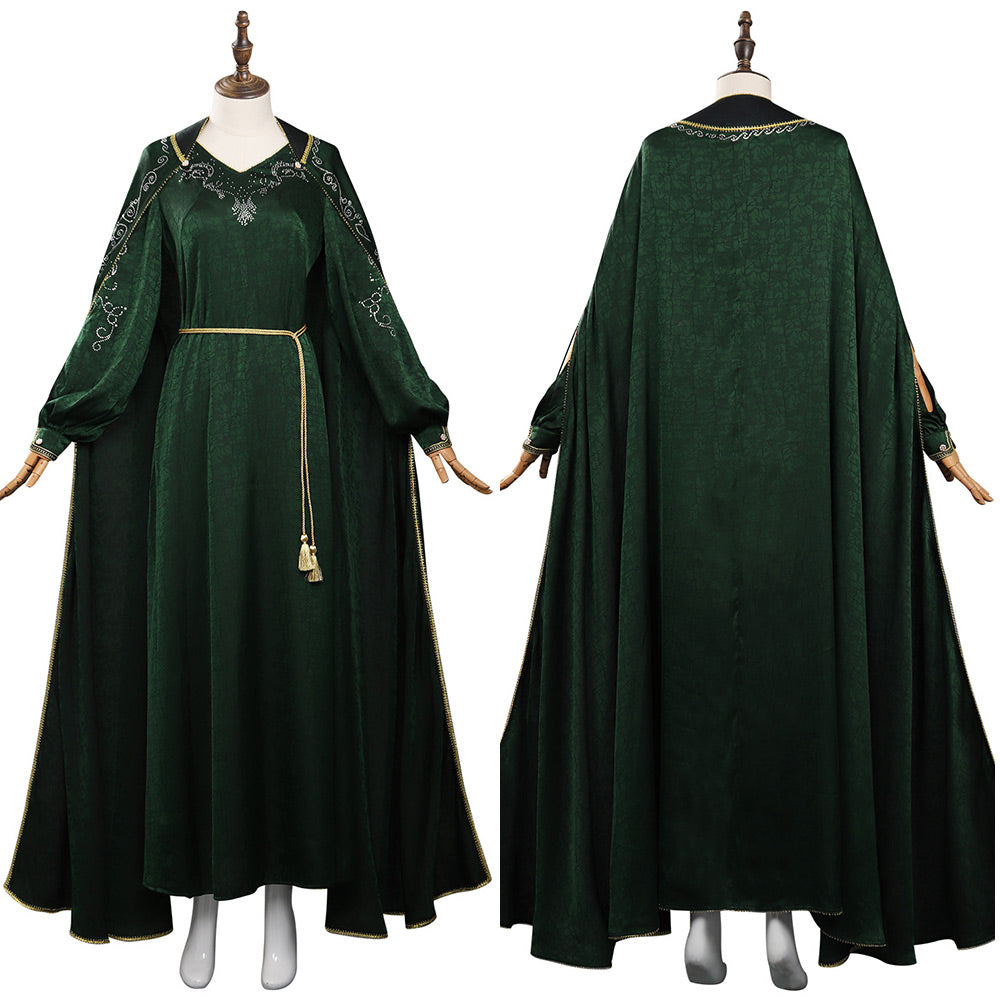 House of the Dragon Alicent Hightower Cosplay Costume Dress Medieval  Outfits Halloween Carnival Suit