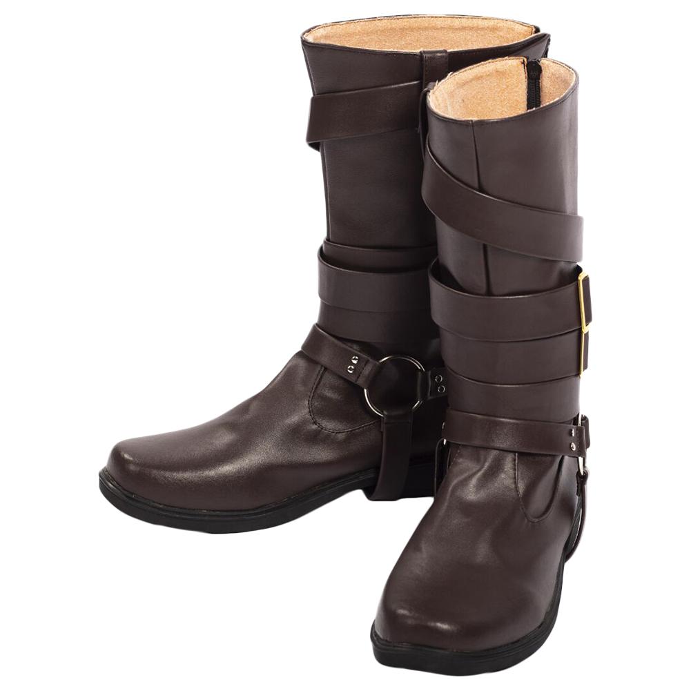 Game Devil May Cry 5 Dante Cosplay Brown Shoes Boots