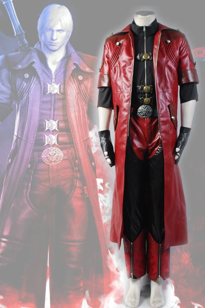 Devil May Cry 4 DMC Special Edition Cosplay Dante Costume Full Set