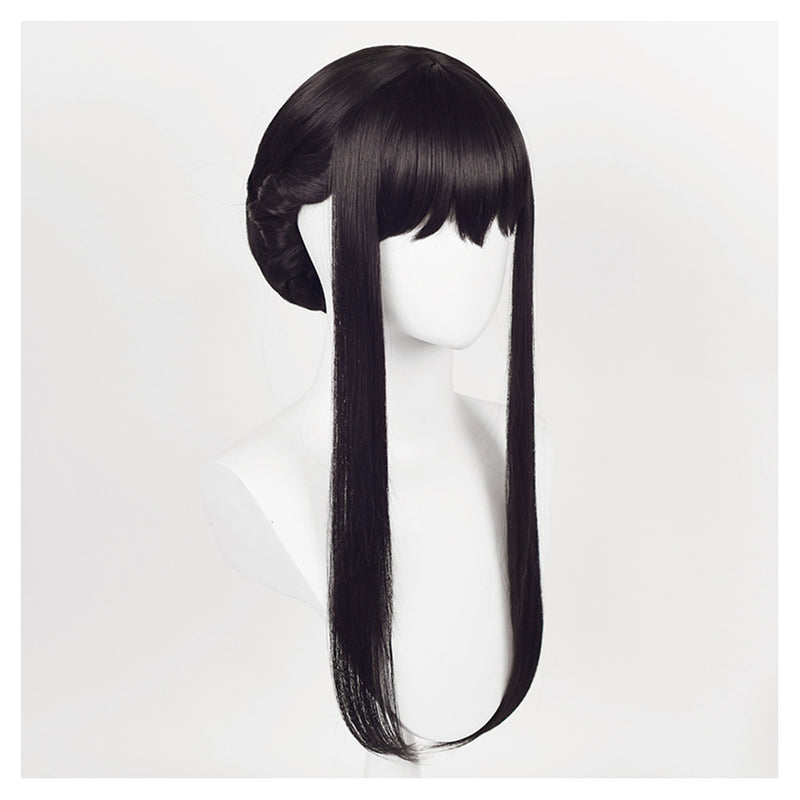 Yor Forger Long Black Cosplay Wig Carnival Halloween Hair