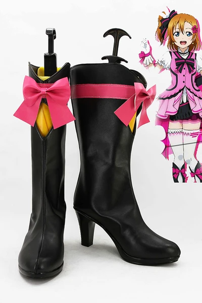 LoveLive! Season 2 KiRa-KiRa-Sensation! Honoka Kosaka Boots Cosplay Shoes