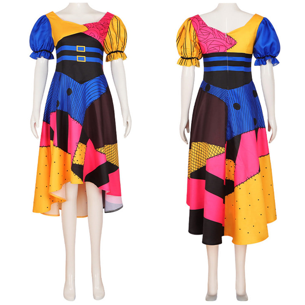 dress with neck scarf Plunge Cowl Chiffon Bridesmaid sleeve_Cap Sleeves Color:Solid Black Zszcpp Dresses For Women