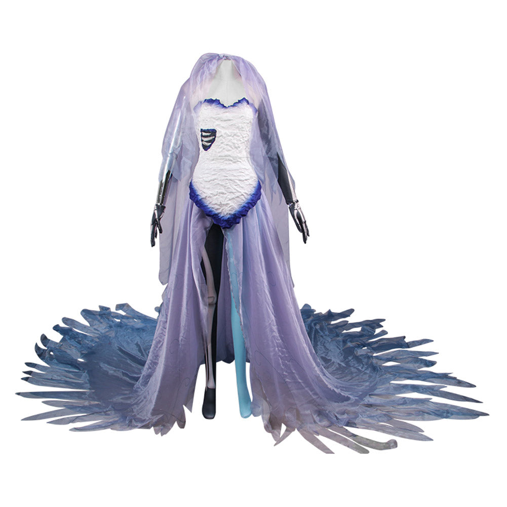 Corpse Bride Emily Cosplay Costume Dress Outfits Halloween Carnival Suit Corpse Bride Emily Cosplay Costume Dress Outfits Halloween Carnival Suit