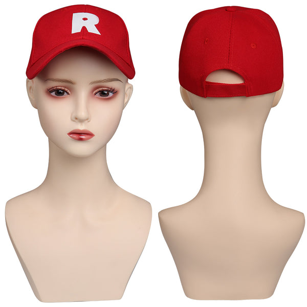 A League of Their Own Rockford Peaches Cosplay Baseball Hat Red Color Cap Costume Props