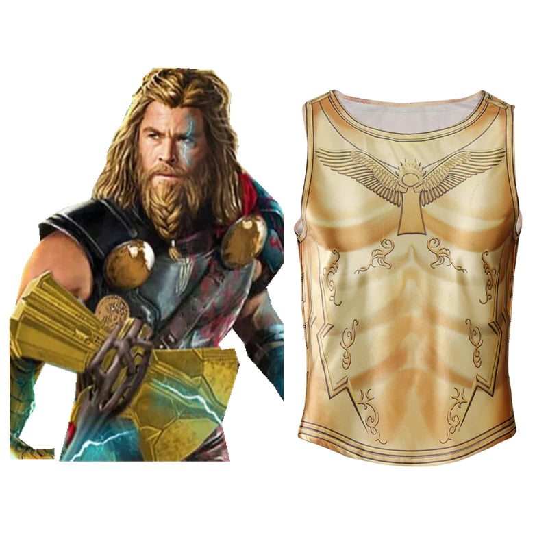 Thor: Love and Thunder Zeus Cosplay Costume Vest Halloween Costume