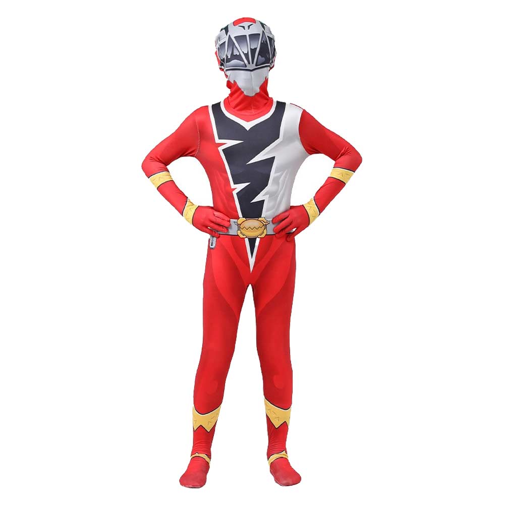 Mighty Morphin Power Rangers Anime Master Red Kids Children Red Jumpsu