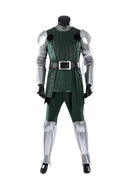 Cosplay Costume Doctor Doom Deluxy Premium Version Set Green Men Halloween Carnival Party Outfits
