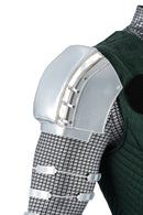 Cosplay Costume Doctor Doom Deluxy Premium Version Set Green Men Halloween Carnival Party Outfits