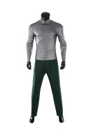 Cosplay Costume Doctor Doom Deluxy Premium Version Set Green Men Halloween Carnival Party Outfits