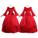 May I Ask for One Final Thing Scarlet El Vandimion Red Dress Carnival Halloween Cosplay Costume