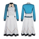 Secrets of the Silent Witch Monica Everett Women Blue Uniform Outfit Cosplay Costume