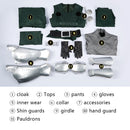 Cosplay Costume Doctor Doom Deluxy Premium Version Set Green Men Halloween Carnival Party Outfits