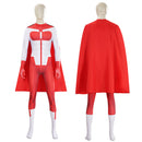 Invincible Omni-Man Nolan Grayson Red Zentai Jumpsuit Carnival Halloween Cosplay Costume