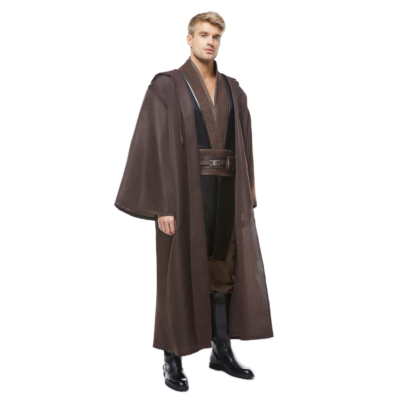 Anakin Skywalker Jedi Robe Costume Outfit Full Set Halloween Cosplay Costume