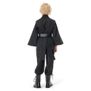 Kids Jedi Costume for Anakin Skywalker Cosplay Tunic Hooded Robe Outfit Black Version