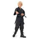 Kids Jedi Costume for Anakin Skywalker Cosplay Tunic Hooded Robe Outfit Black Version