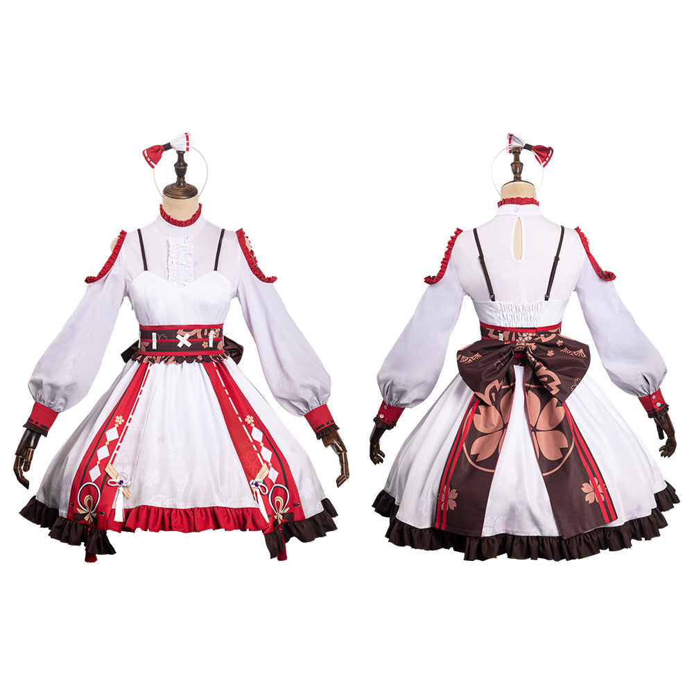 Genshin Impact Yae Miko Original Design Lolita Cosplay Costume Hallowe