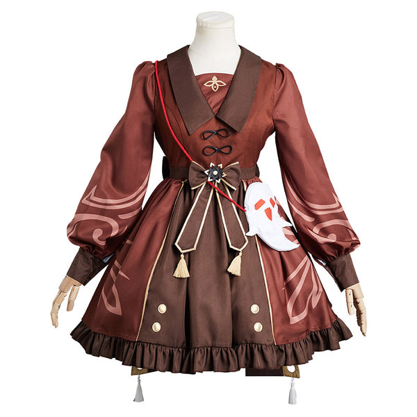 Genshin Impact Original Design Hutao Lolita Dress Cosplay Costume Outfits