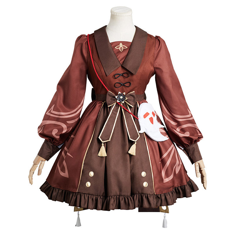 Genshin Impact Original Design Hutao Lolita Dress Cosplay Costume Outfits