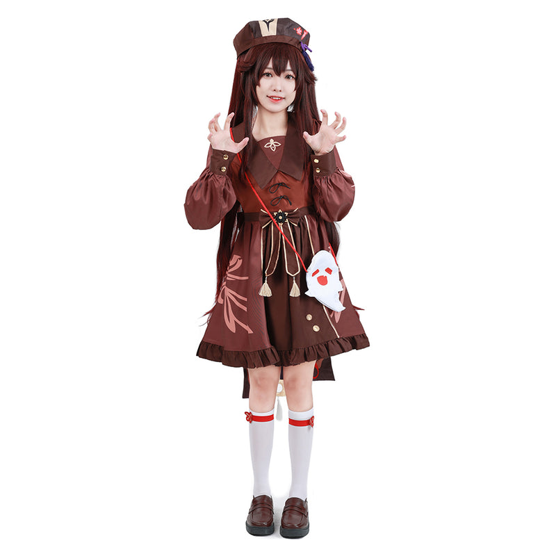 Genshin Impact Original Design Hutao Lolita Dress Cosplay Costume Outfits