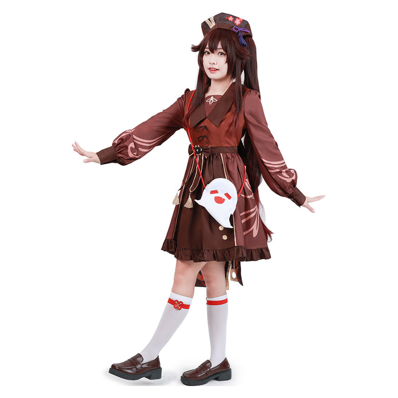Genshin Impact Original Design Hutao Lolita Dress Cosplay Costume Outfits