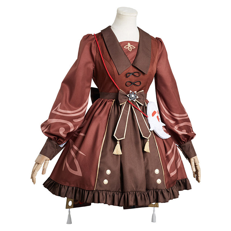 Genshin Impact Original Design Hutao Lolita Dress Cosplay Costume Outfits