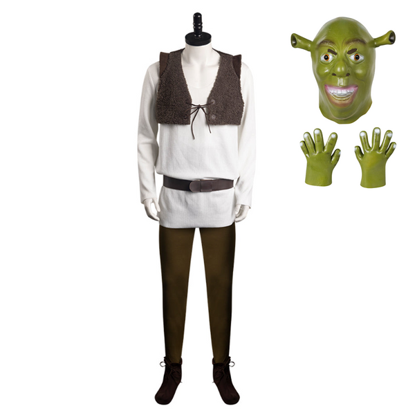 Shrek Green Monster Alien Costume Cosplay Costume Outfits Halloween Carnival Party Suit