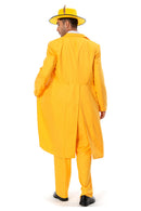 The Mask Jim Carrey Yellow Suit Men Uniform Outfit Halloween Carnival Costume Cosplay Costume