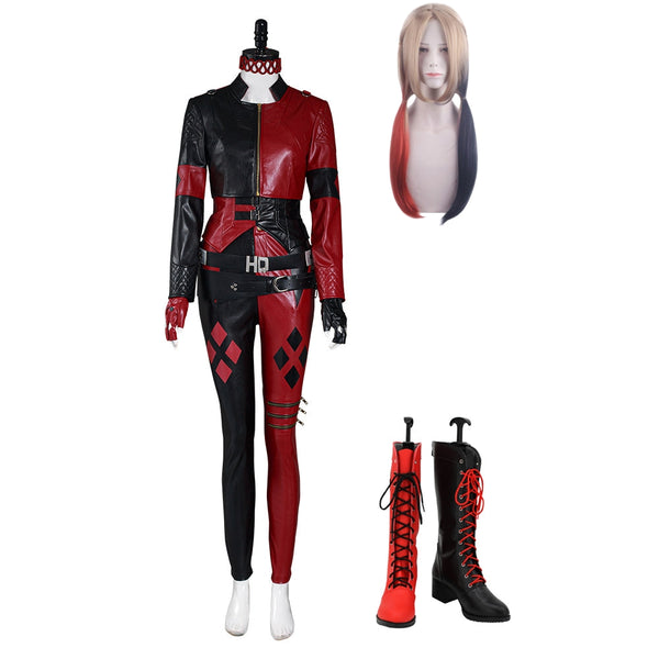 The Suicide Squad 2021 Harley Quinn Vest Pants Outfits Halloween Carnival Suit Cosplay Costume