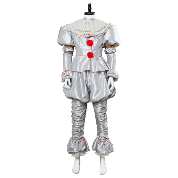 IT 2 Pennywise Clown Outfit Cosplay Costume Stephen King Adult Men Women