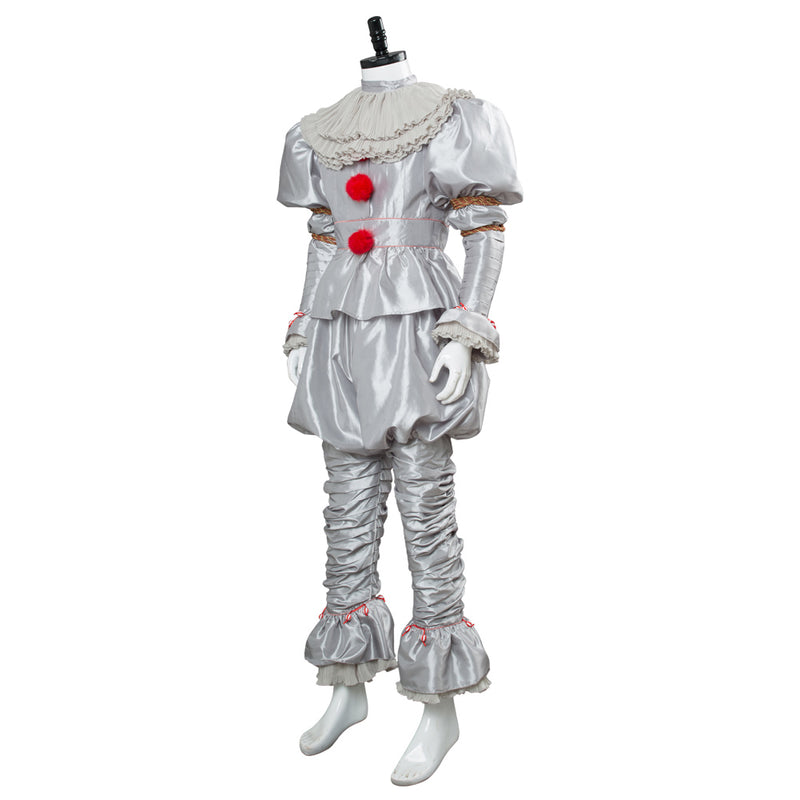 IT 2 Pennywise Clown Outfit Cosplay Costume Stephen King Adult Men Women