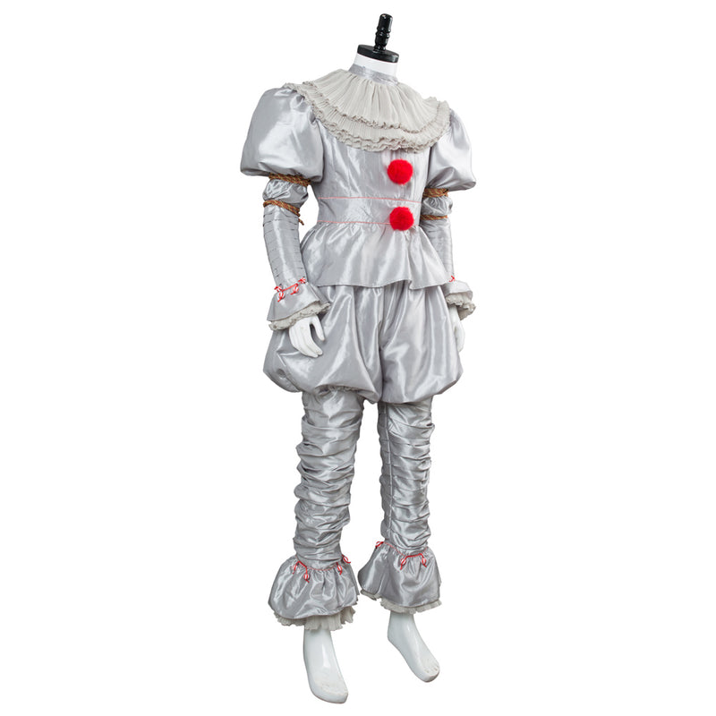 IT 2 Pennywise Clown Outfit Cosplay Costume Stephen King Adult Men Women