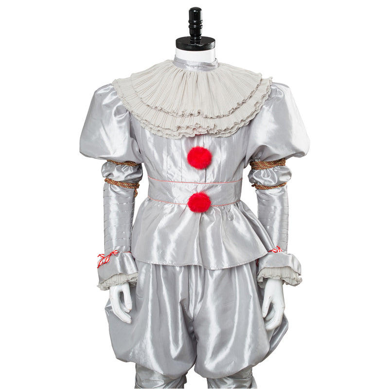 IT 2 Pennywise Clown Outfit Cosplay Costume Stephen King Adult Men Women