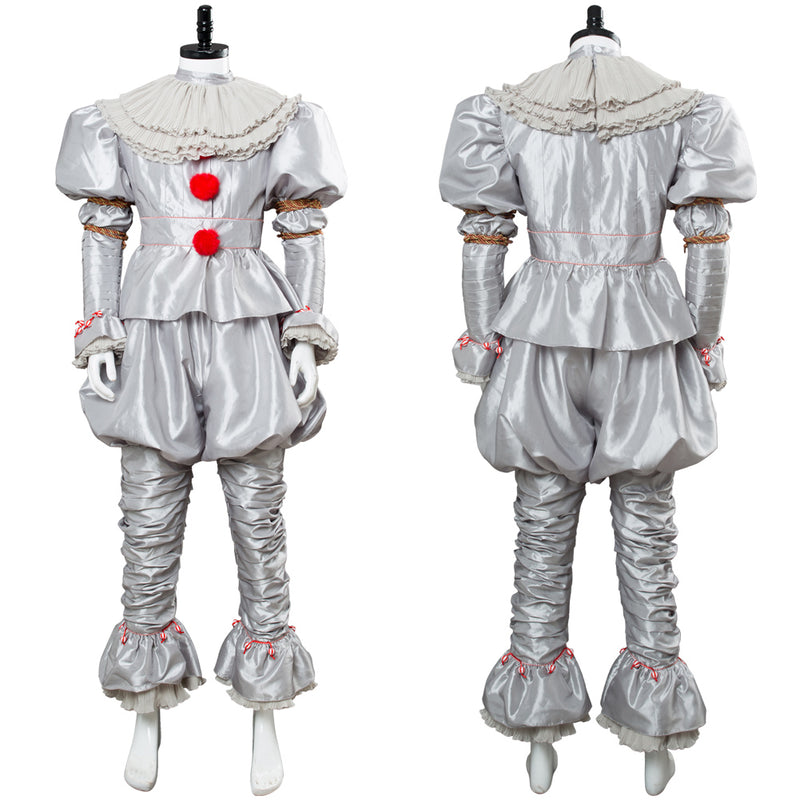 IT 2 Pennywise Clown Outfit Cosplay Costume Stephen King Adult Men Women