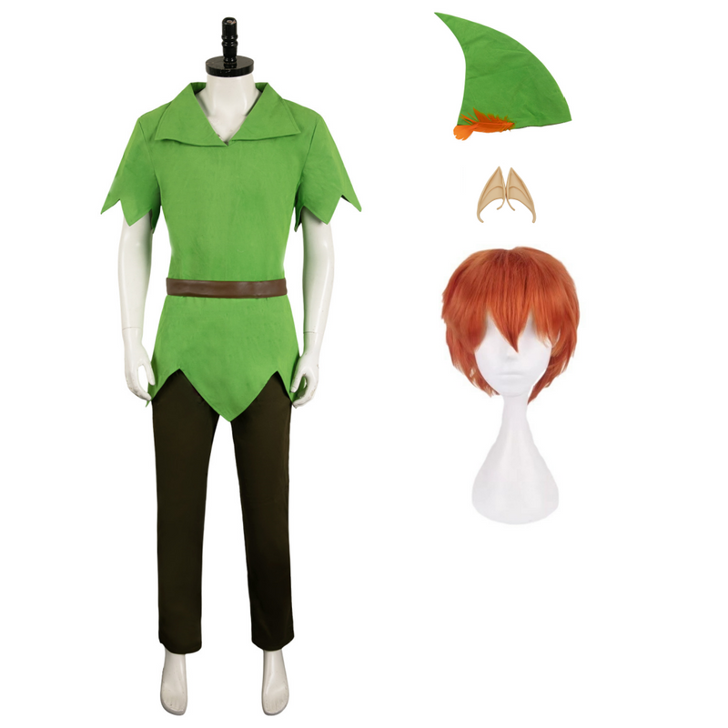 Peter Pan Male Halloween Carnival Suit Cosplay Costume