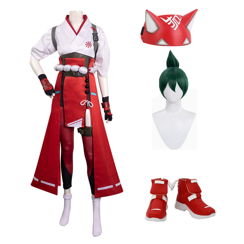 OW Kiriko Cosplay Costume  Outfits Halloween Carnival Suit