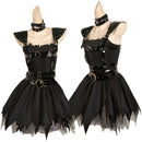 Horror Bishoujo Edward Scissorhands Dress Outfits Halloween Carnival Cosplay Costume