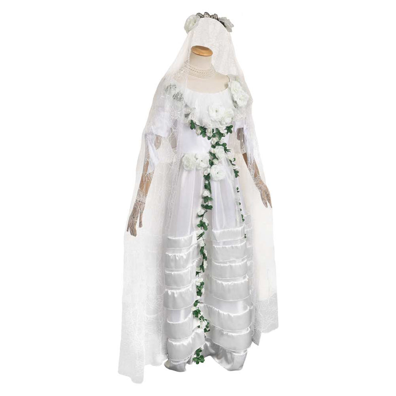 2023 Movie Haunted Mansion Constance Hatchaway Wedding Dress Outfits Halloween Party Carnival Cosplay Costume