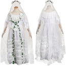 2023 Haunted Mansion Constance Hatchaway Wedding Dress Outfits Halloween Party Carnival Cosplay Costume