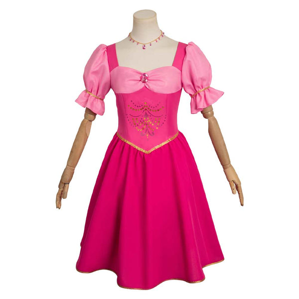 2023 Doll and the Three Musketeers Corinne Pink Dress Outfits Halloween Party Carnival Cosplay Costume